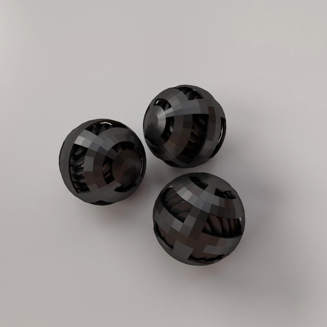bio ball 3D Model .c4d .max .obj .3ds .fbx .stl .blend 