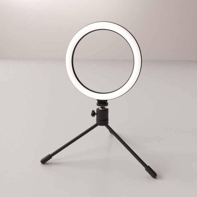 ring led light 3D Model .c4d .max .obj .3ds .fbx .stl .blend 