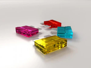 fusibile a lama Modello 3D