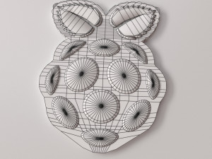 raspberry pi logo Model 3D