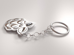 raspberry pi keychain 3D Model