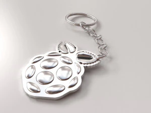 raspberry pi keychain 3D Model