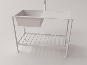 outdoor sink 3D 模型