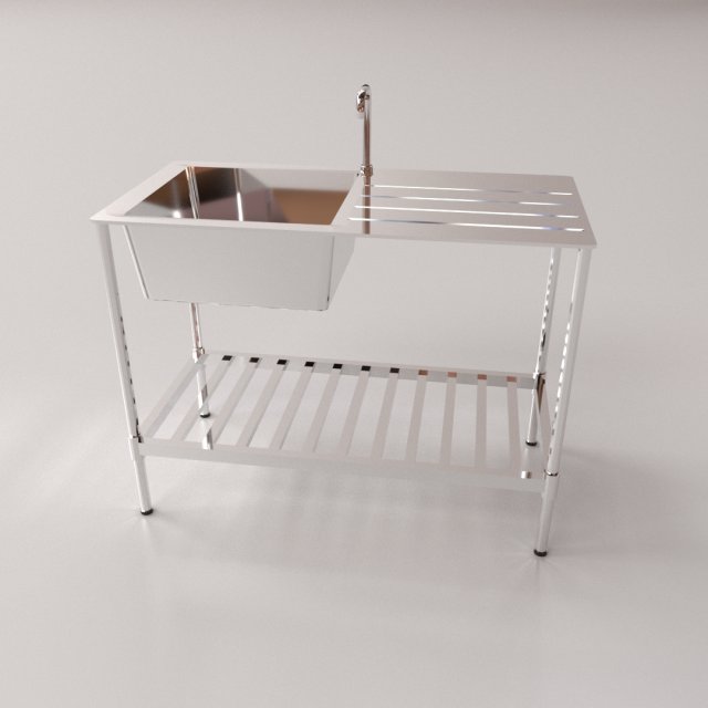 outdoor sink 3D 模型 .c4d .max .obj .3ds .fbx .stl .blend 