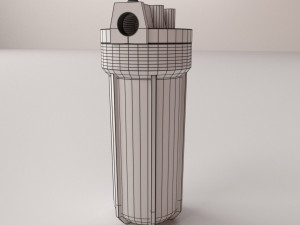 water filter canister 3D-Modell