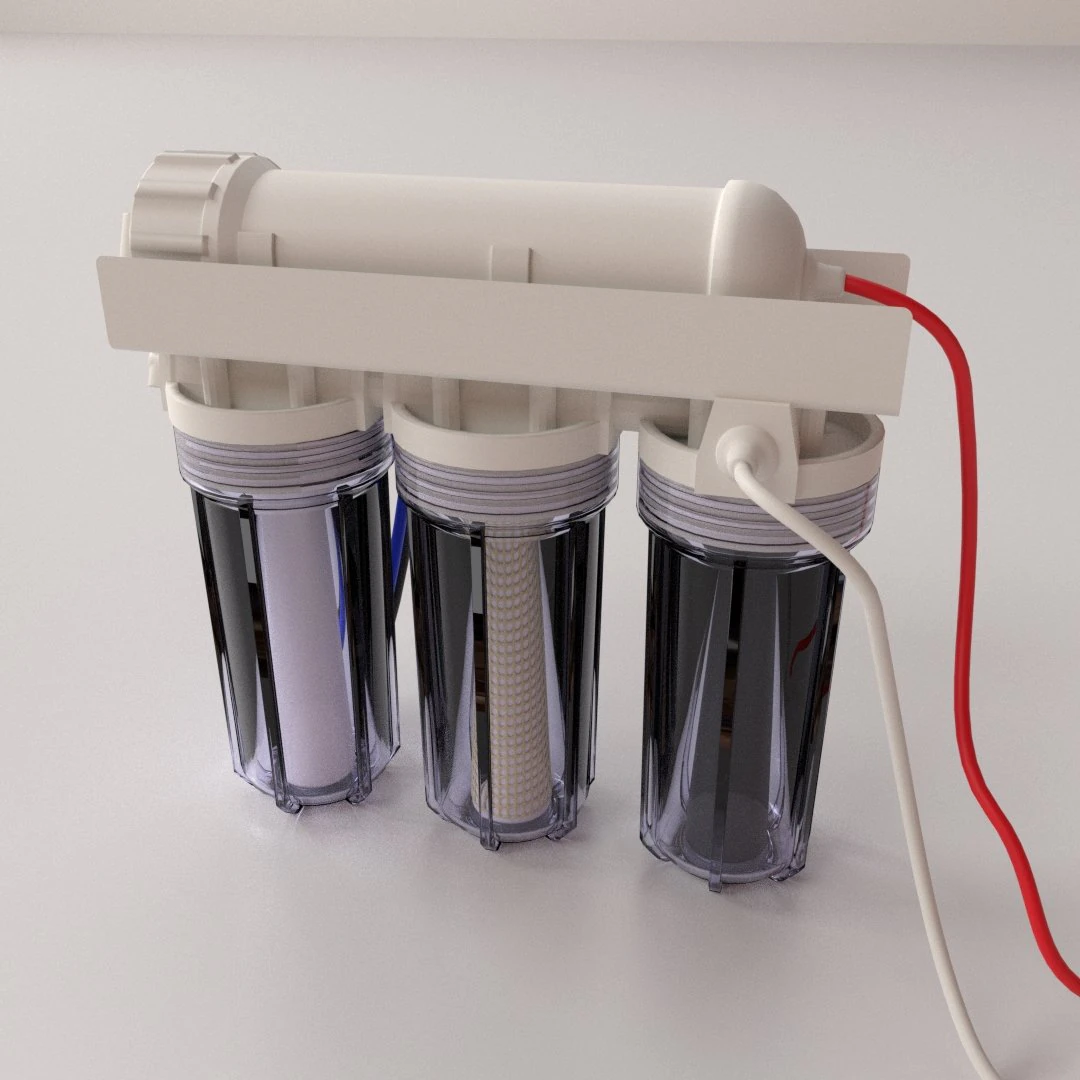 rodi water filter 3D Model .c4d .max .obj .3ds .fbx .stl .blend 