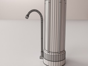 countertop drinking water filter Model 3D