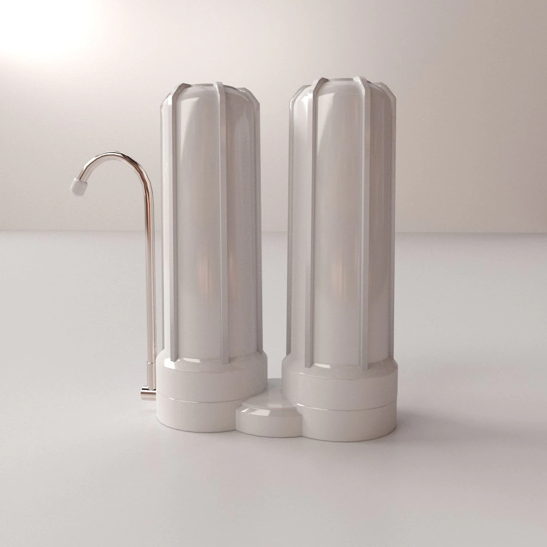 doppio filtro dell'acqua Modello 3D .c4d .max .obj .3ds .fbx .stl .blend 