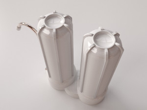 double water filter 3D Model