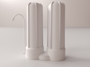 double water filter 3D Model