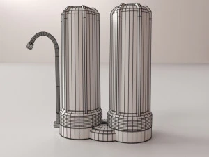 doppio filtro dell'acqua Modello 3D