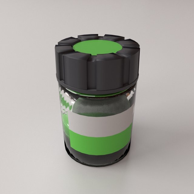 poster colour 3D Model .c4d .max .obj .3ds .fbx .stl .blend 