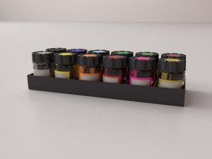poster colour set 3D-Modell