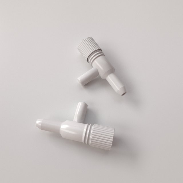 tubing flow control valve 3D Модель .c4d .max .obj .3ds .fbx .stl .blend 