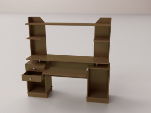 computer desk 3Dモデル