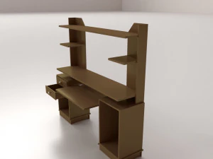 computer desk 3D Model