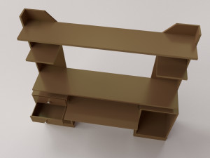 computer desk 3D Model