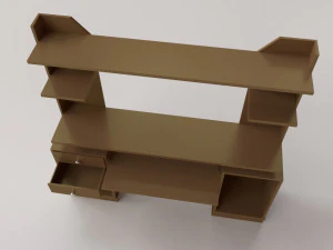 computer desk 3D Model