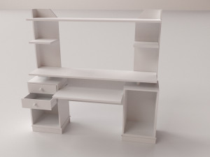 computer desk 3D Model
