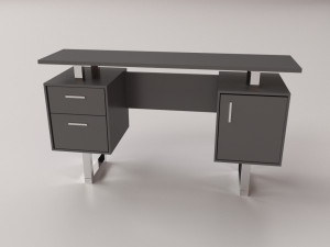 modern office desk 3D Model