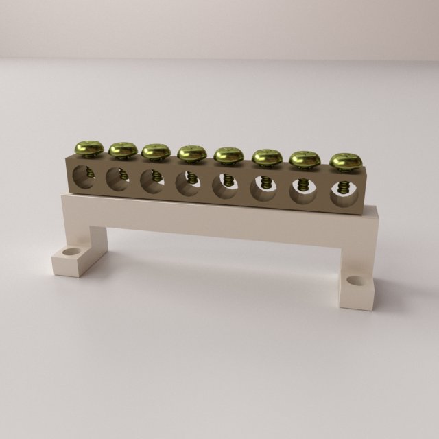 bus bar 3D Model .c4d .max .obj .3ds .fbx .stl .blend 