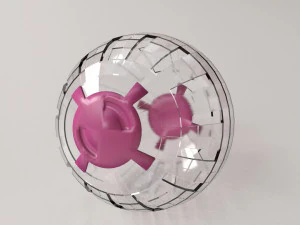 햄스터 공 3D 모델