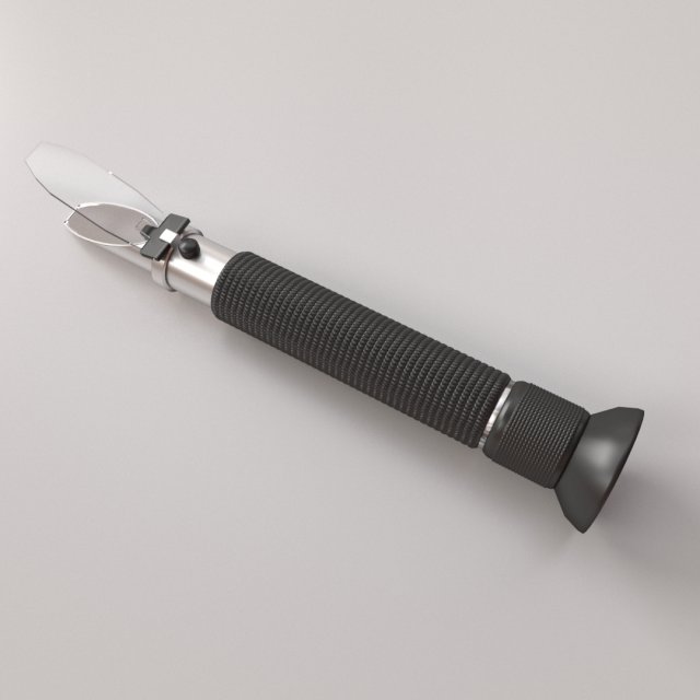 refractometer 3D 模型 .c4d .max .obj .3ds .fbx .stl .blend 