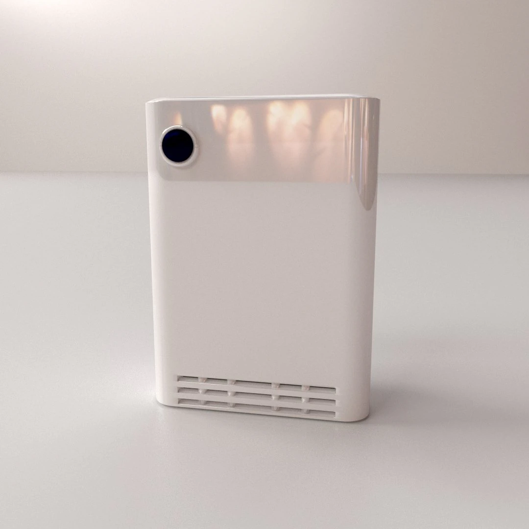 air purifier 3D Model .c4d .max .obj .3ds .fbx .stl .blend 