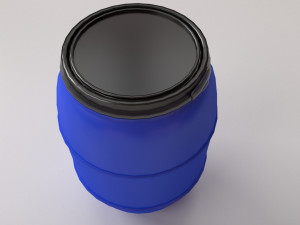 hpde drum container 3D Модель