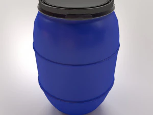 hpde drum container 3D Model