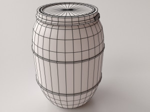hpde drum container 3D Модель