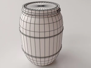 hpde drum container 3D Model