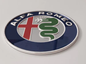 alfa romeo emblem 3D Model