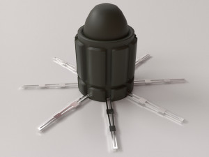at2 anti tank mine 3Dモデル