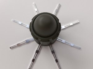 at2 anti tank mine 3D 모델