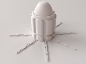 at2 anti tank mine 3D 모델