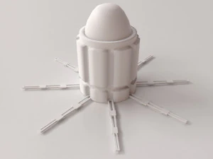 at2 anti tank mine 3D Model