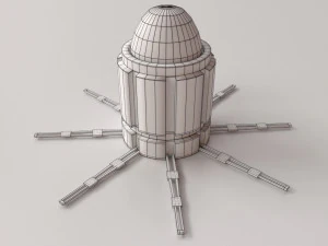 at2 anti tank mine 3D Model