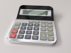 calculator Model 3D