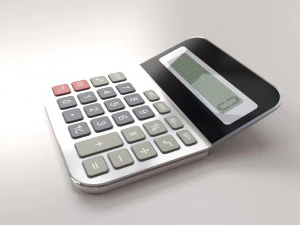 calculator 3D Model