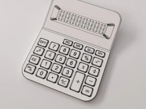 calculator 3D Model