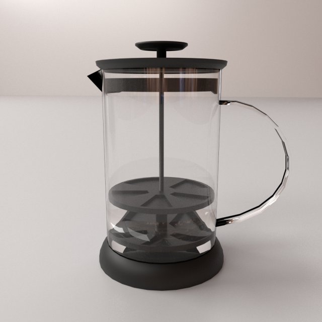 milk frother 3D Model .c4d .max .obj .3ds .fbx .stl .blend 