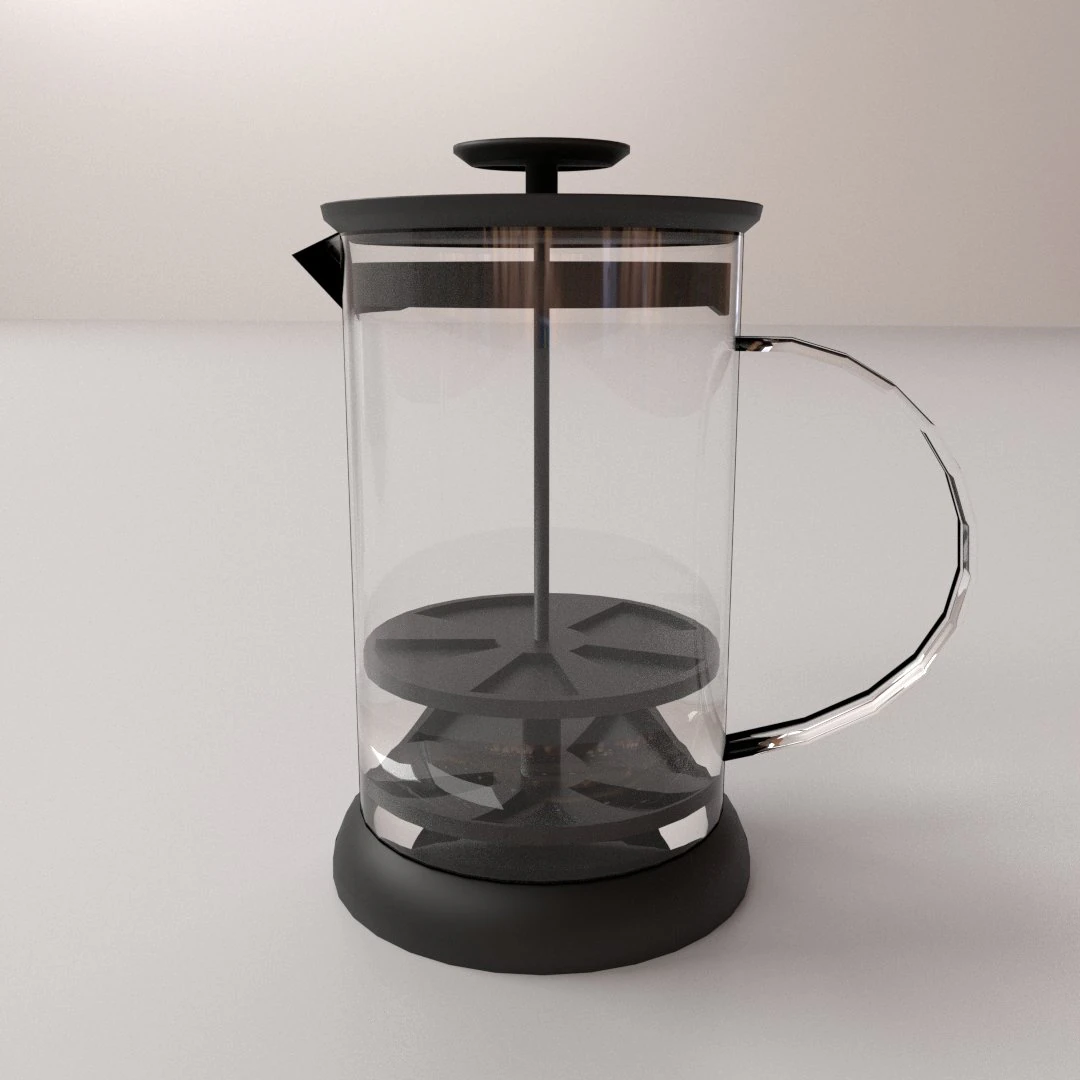 milk frother 3D Model .c4d .max .obj .3ds .fbx .stl .blend 