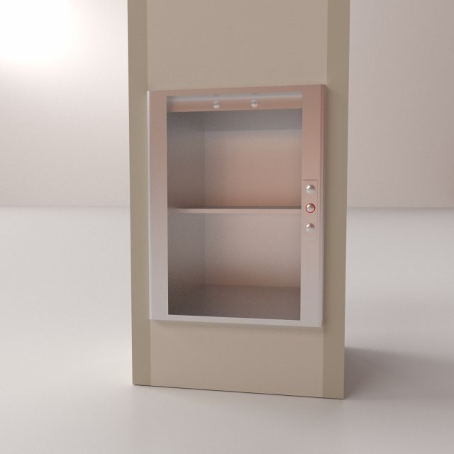 dumbwaiter 3Dモデル .c4d .max .obj .3ds .fbx .stl .blend 