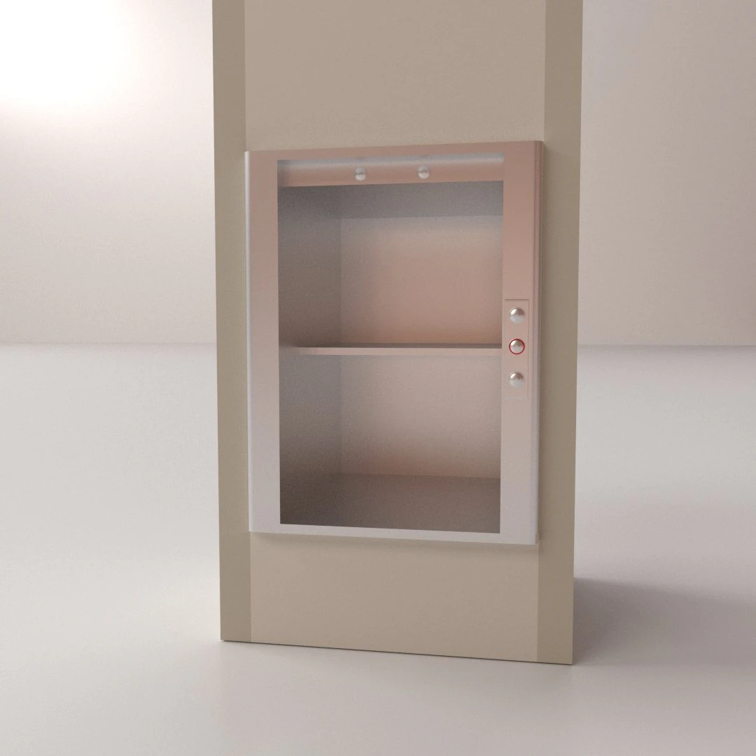 dumbwaiter 3D Model .c4d .max .obj .3ds .fbx .stl .blend 