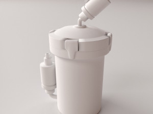 canister filter 3D मॉडल