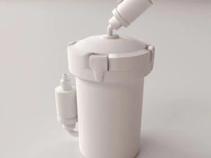 canister filter 3D Model