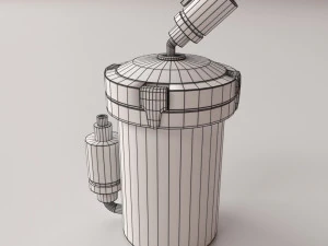 canister filter 3D Model