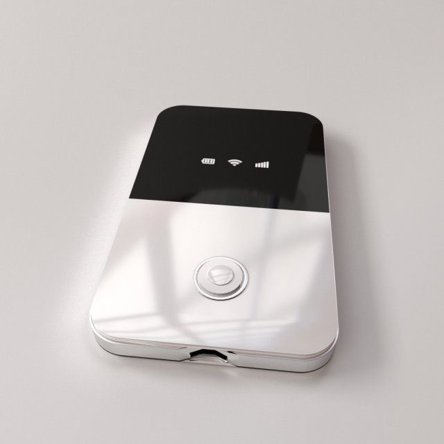 portable wifi router 3D-Modell .c4d .max .obj .3ds .fbx .stl .blend 