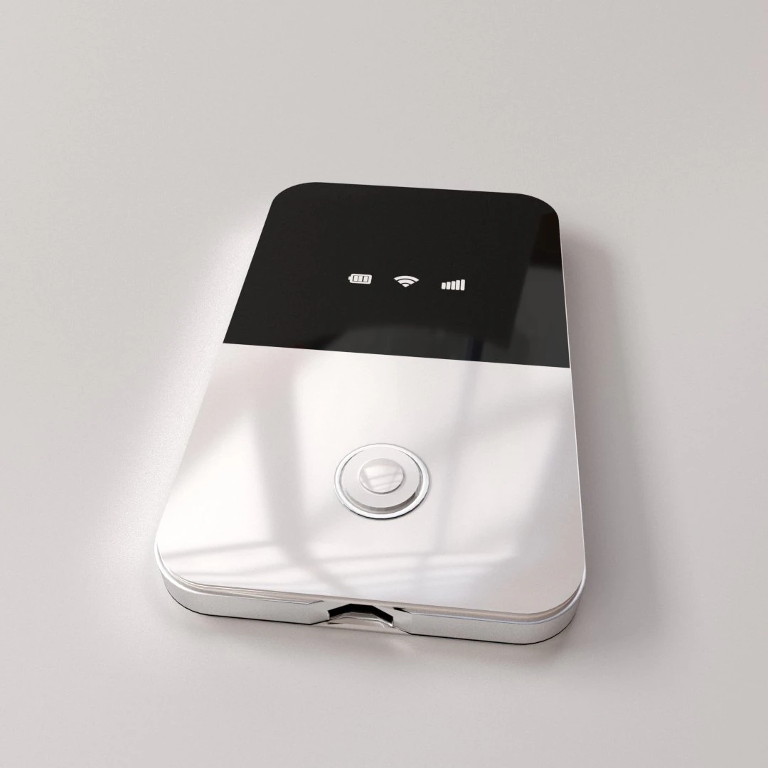 portable wifi router 3D Model .c4d .max .obj .3ds .fbx .stl .blend 
